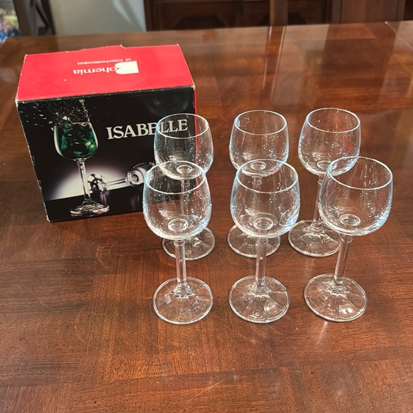 Isabelle 6 Cordial Liqueur Bohemia Bar Drinking Glasses - Picture 1 of 10